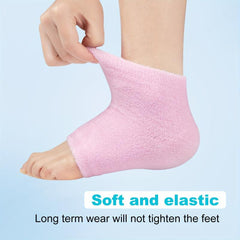 4pcs Moisturizing Fuzzy Sleep Socks with Essential Oil to Soften Dry Heels
