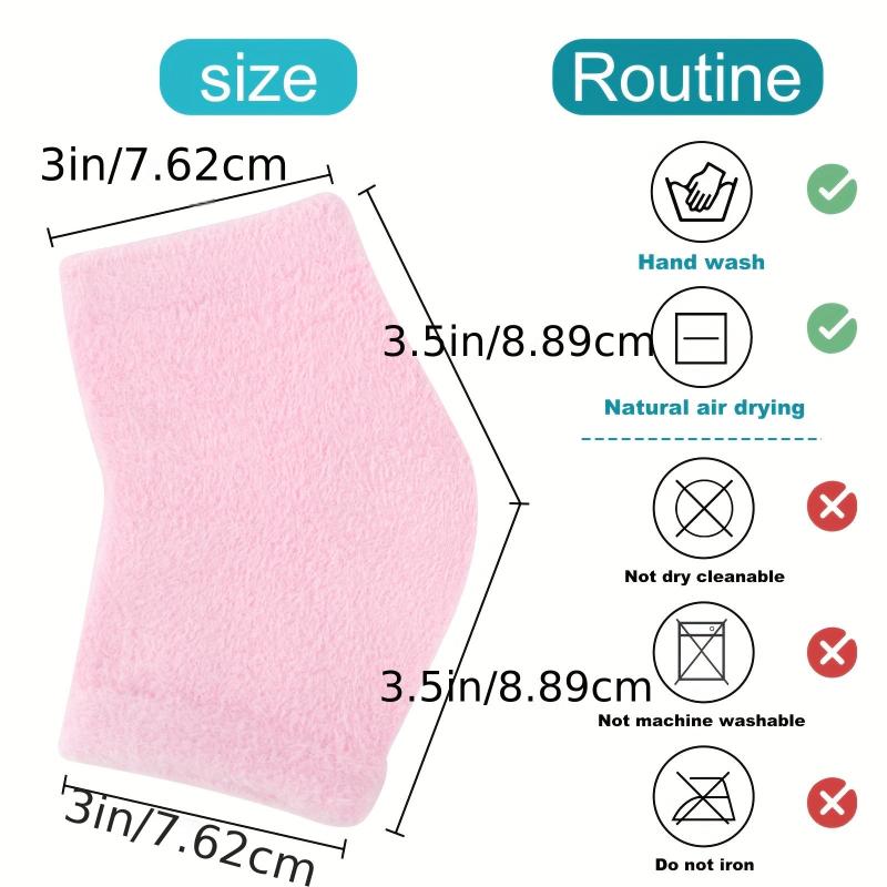 4pcs Moisturizing Fuzzy Sleep Socks with Essential Oil to Soften Dry Heels