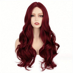 Long Curly Halloween Wig for Cosplay Prom Anime Fans Synthetic Material