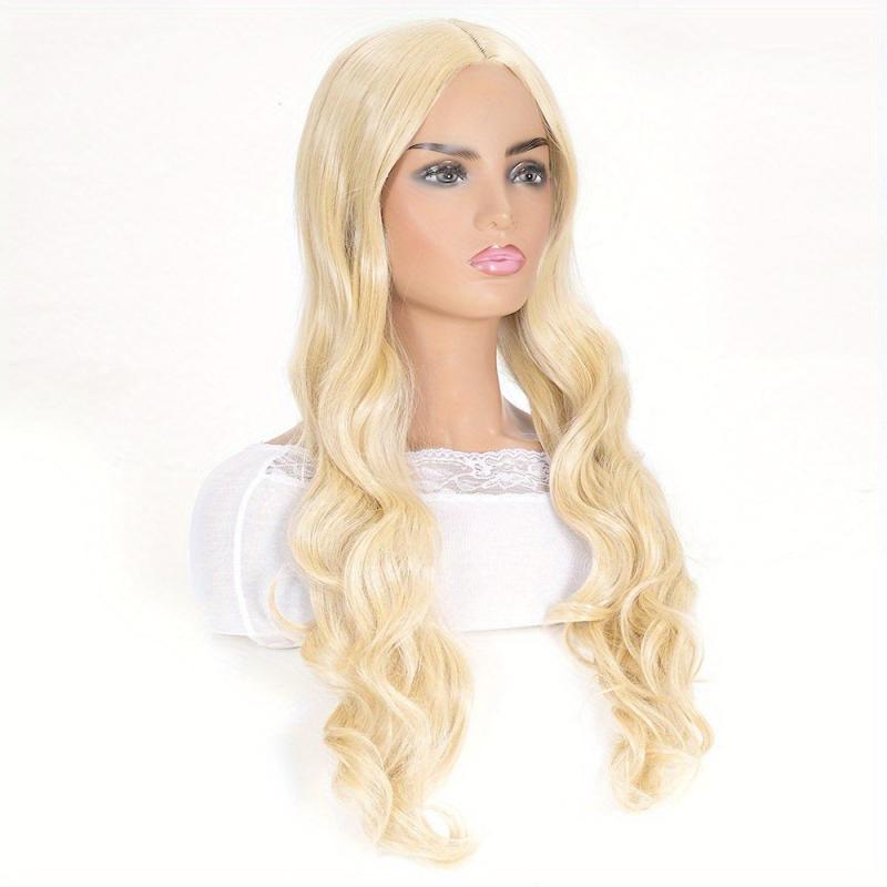 Long Curly Halloween Wig for Cosplay Prom Anime Fans Synthetic Material