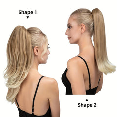 Long Curly Claw Ponytail Synthetic Hair Extensions Easy To Wear