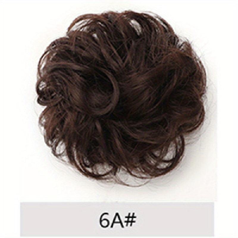 Messy Hair Bun Hair Scrunchies Extension Curly Wavy Chignon For Women