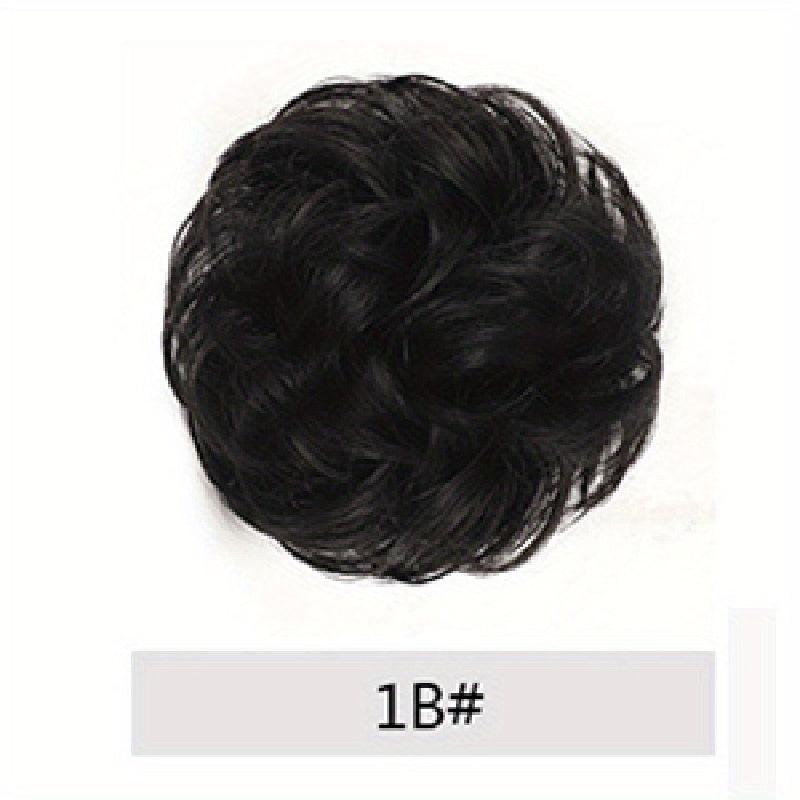 Messy Hair Bun Hair Scrunchies Extension Curly Wavy Chignon For Women