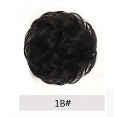 Messy Hair Bun Hair Scrunchies Extension Curly Wavy Chignon For Women