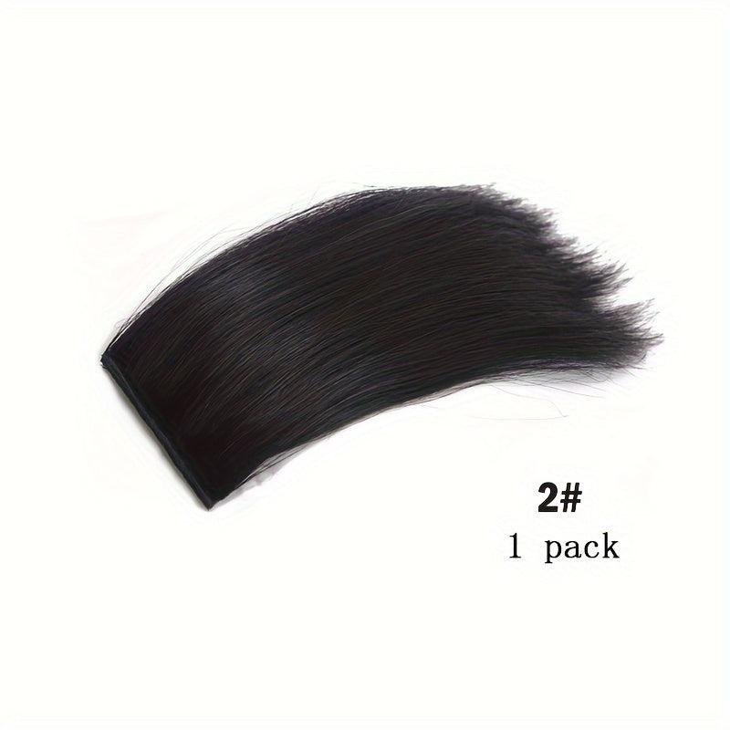 Invisible Clip-In Synthetic Hair Extensions for Added Volume and Length