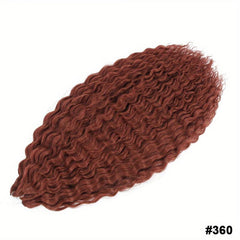 55 88 Cm Deep Wave Twist Crochet Hair Extensions Synthetic Crochet Braids