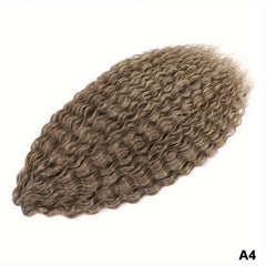55 88 Cm Deep Wave Twist Crochet Hair Extensions Synthetic Crochet Braids