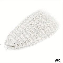 55 88 Cm Deep Wave Twist Crochet Hair Extensions Synthetic Crochet Braids