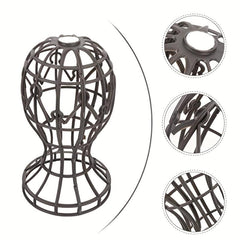 Portable Wig Head Stand Holder Hair Styling Display Wig Stand