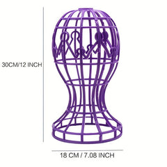 Portable Wig Head Stand Holder Hair Styling Display Wig Stand