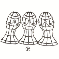 Portable Wig Head Stand Holder Hair Styling Display Wig Stand