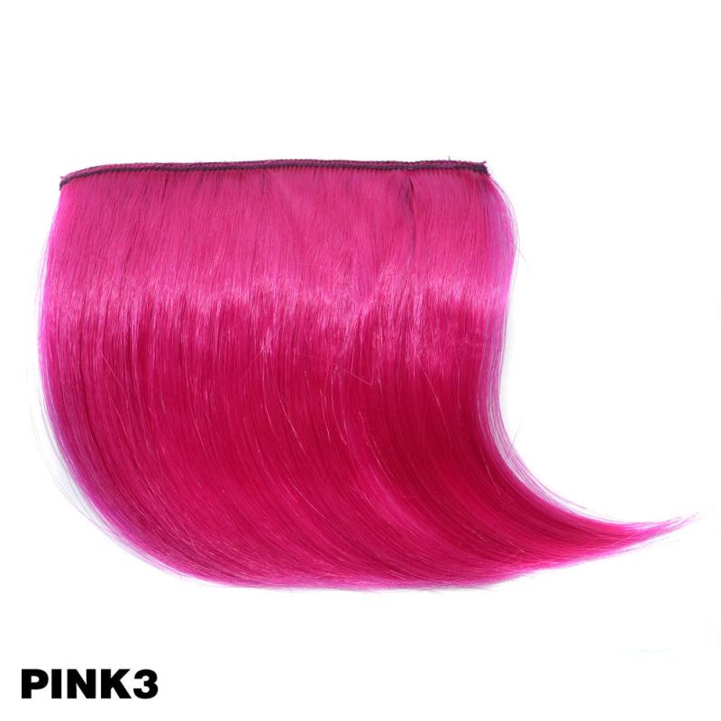 Women Clip In Front Hair Bang Fringe Thin