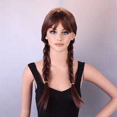 Princess Costume Wig with Long Braided Ponytail