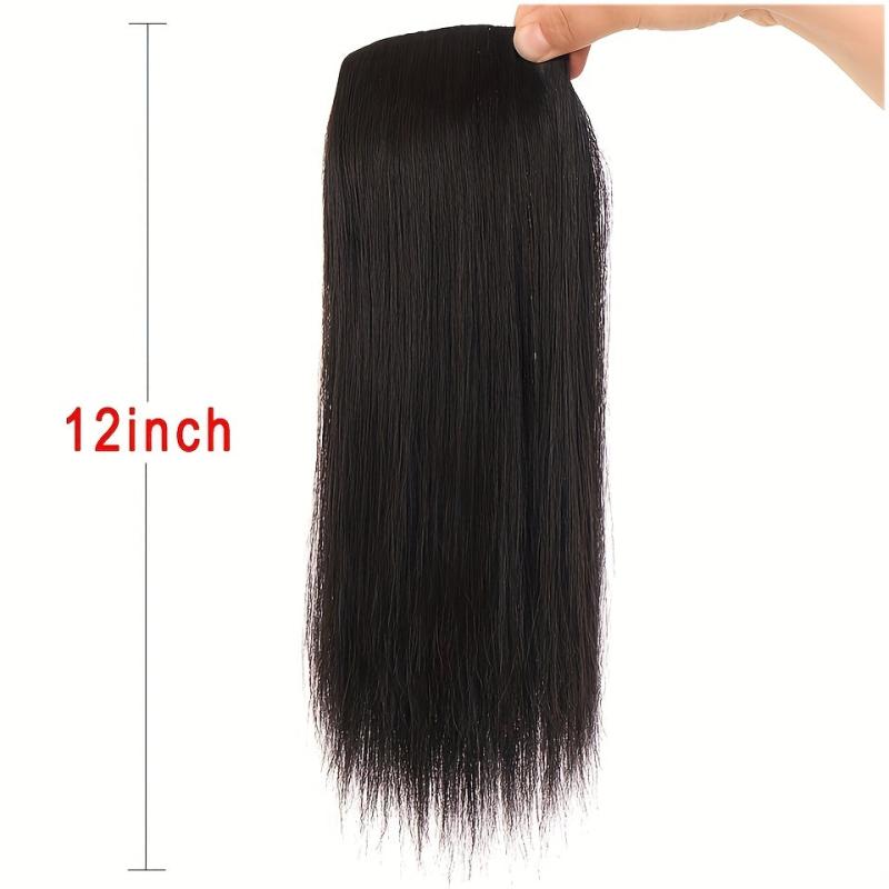 Invisible Straight Hair Pieces Clip In Increase Hair Volume Hair Extensions
