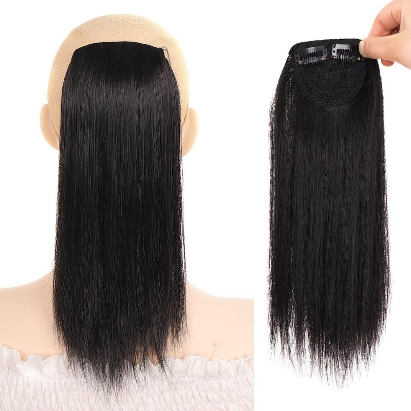 Invisible Straight Hair Pieces Clip In Increase Hair Volume Hair Extensions