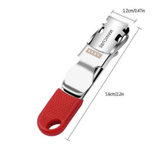 Compact Foldable Nail Clippers with Key Chain