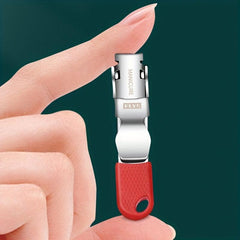 Compact Foldable Nail Clippers with Key Chain