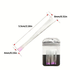15pcs Acrylic Tips Clips Nail Extension Set Fiberglass & Nail Pinching Clips