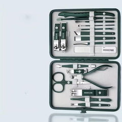 Manicure Set Stainless Steel Nail Clippers Pedicure Kit with Portable Bag