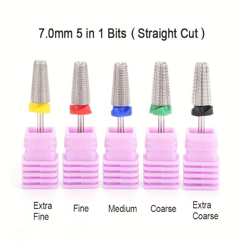 Universal Tungsten Steel Nail Art Drill Bits for Quick and Painless Nail Removal