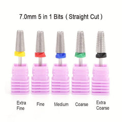 Universal Tungsten Steel Nail Art Drill Bits for Quick and Painless Nail Removal