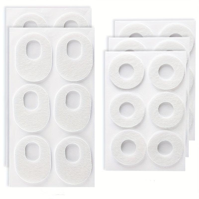 6pcs Anti Wear Corn Removers Self Adhesive Felt Foot Patches
