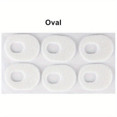 6pcs Anti Wear Corn Removers Self Adhesive Felt Foot Patches
