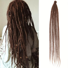 10 Pack Dreadlocks Hair Extensions 60-96 Cm Soft Crochet Dreadlocks Braids Hair