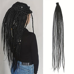 10 Pack Dreadlocks Hair Extensions 60-96 Cm Soft Crochet Dreadlocks Braids Hair