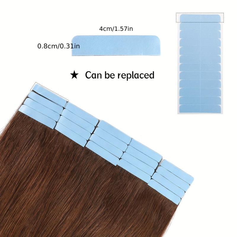 36pcs Hair Extension Tape Tabs Double Sided Extension Tapes Non Slip Taps
