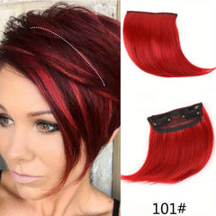 Invisible Straight Hair Pads Clip In One Piece Hair Extensions