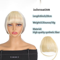 Air Bangs Hair Clip In Bangs Hair Extensions Thick Air Bangs Fringe