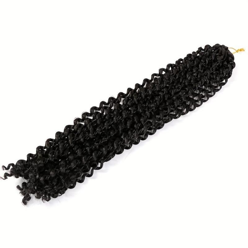 50 8 Cm Passion Twist Hair 1 Pack Water Wave Crochet Hair 80g 1B