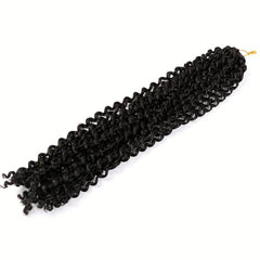50 8 Cm Passion Twist Hair 1 Pack Water Wave Crochet Hair 80g 1B