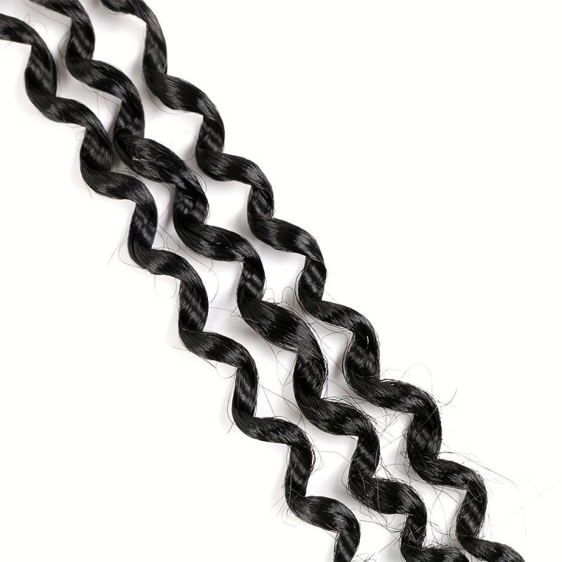 50 8 Cm Passion Twist Hair 1 Pack Water Wave Crochet Hair 80g 1B