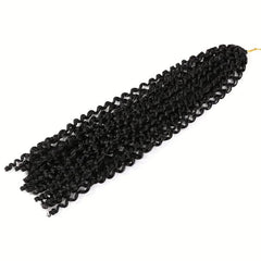 50 8 Cm Passion Twist Hair 1 Pack Water Wave Crochet Hair 80g 1B