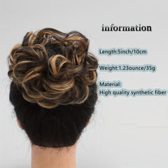 Messy Bun Scrunchie Chignon Ponytail Hair Extensions for Women