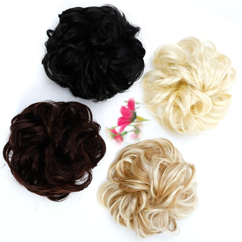 Messy Bun Scrunchie Chignon Ponytail Hair Extensions for Women