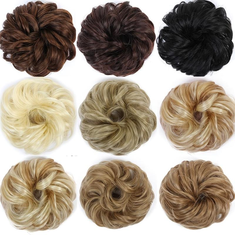 Messy Bun Scrunchie Chignon Ponytail Hair Extensions for Women