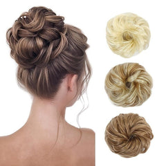 Messy Bun Scrunchie Chignon Ponytail Hair Extensions for Women
