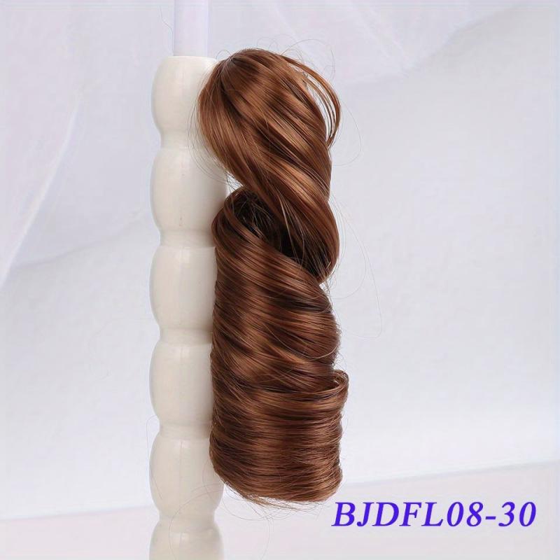 Long Loose Wave Hair Extensions Synthetic Fiber for Dolls