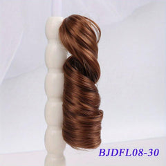 Long Loose Wave Hair Extensions Synthetic Fiber for Dolls