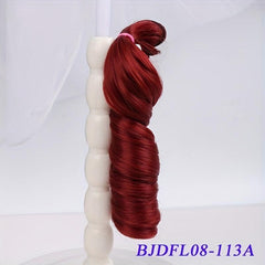 Long Loose Wave Hair Extensions Synthetic Fiber for Dolls