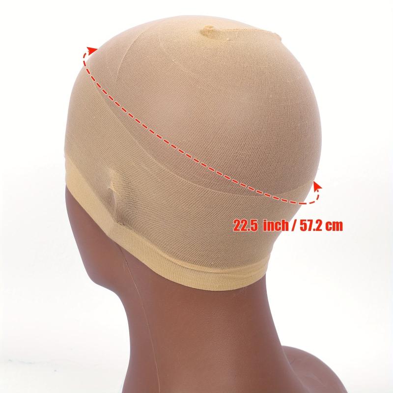 12pcs 6 Packs Wig Caps Elastic Breathable Invisible Professional Use