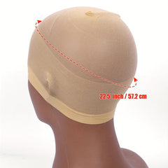 12pcs 6 Packs Wig Caps Elastic Breathable Invisible Professional Use