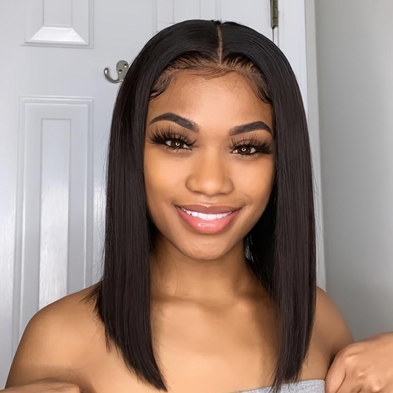 Natural U-Part Synthetic Hair Wig No Lace Closure Hair Replacement Women