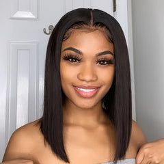 Natural U-Part Synthetic Hair Wig No Lace Closure Hair Replacement Women