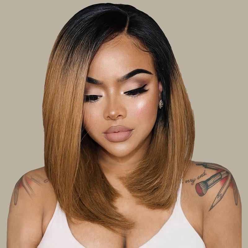 Natural U-Part Synthetic Hair Wig No Lace Closure Hair Replacement Women