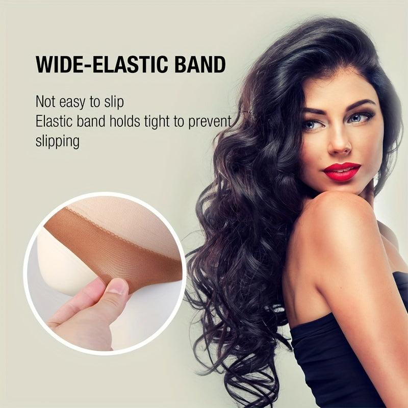 Stocking Wig Cap 12 pcs Ultra Thin & Expandable Perfect Fit for All Hair Types