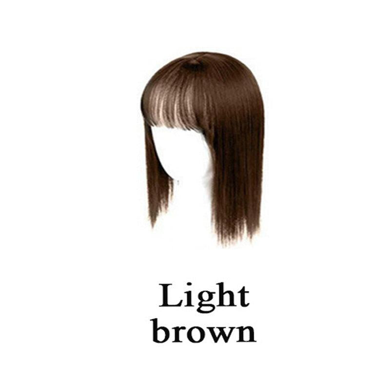 Women Hairpiece Topper Closure Bangs Toupee Hair Extension